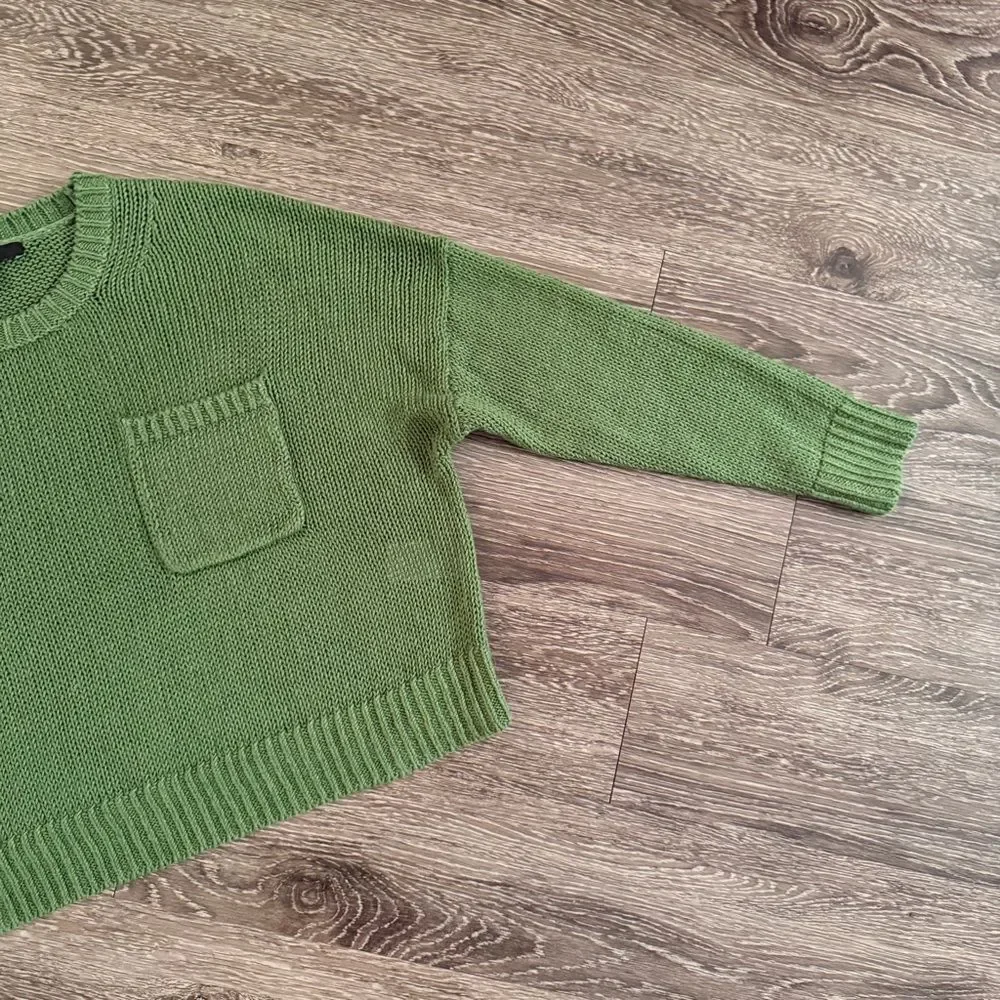 Banana Republic Linen Cotton Boxy Sweater
